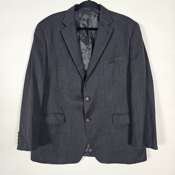 Lauren Ralph Lauren Other - Lauren Ralph Lauren LRL 100% Wool Blazer Mens Size 46R 2 Button Gray Jacket